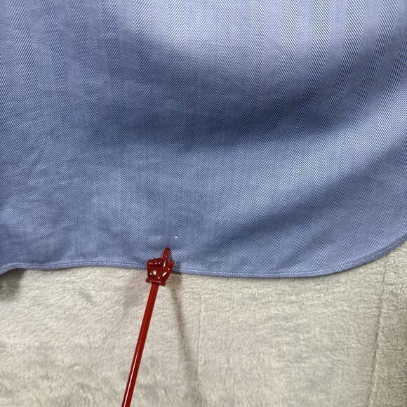 Turnbull & Asser Men's Dress Shirt XL?*READ Blue Classic Luxury Button Down - Picture 16 of 16